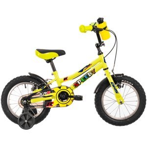 Detský bicykel DHS Speedy 1403 14" - model 2022 Green / Yellow