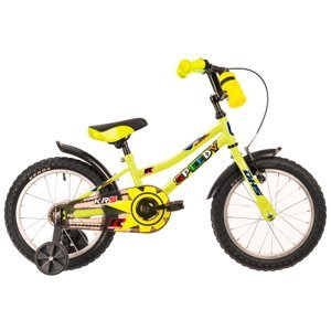 Detský bicykel DHS Speedy 1601 16" - model 2022 Green / Yellow