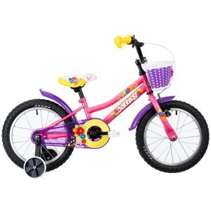 Detský bicykel DHS Daisy 1602 16" - model 2022 Pink