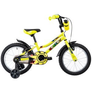 Detský bicykel DHS Speedy 1603 16" - model 2022 Green / Yellow
