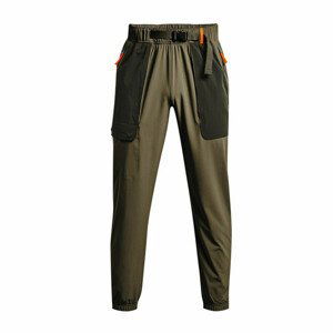 Pánske workoutové nohavice Under Armour Rush Woven Tear Away Pant Green - XL