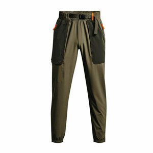 Pánske workoutové nohavice Under Armour Rush Woven Tear Away Pant Green - XXL