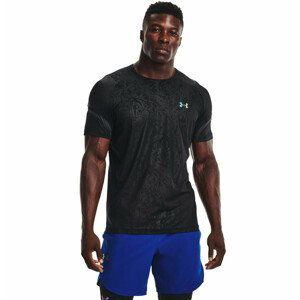 Pánske tričko Under Armour Rush 2.0 Emboss SS Black - XXL