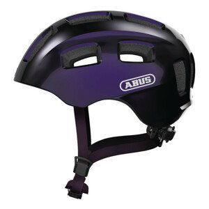 Detská cyklo prilba Abus Youn-I 2.0 Black Violet - S (48-54)