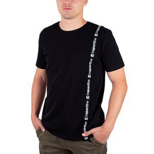Pánske tričko inSPORTline Sidestrap Man čierna - M