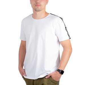Pánske tričko inSPORTline Overstrap biela - L