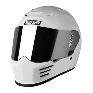 Moto prilba Simpson Speed biela S (55-56)