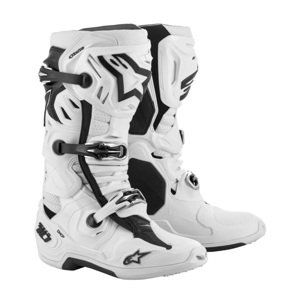 Moto topánky Alpinestars Tech 10 Supervented perforovaná biela 2022 40,5