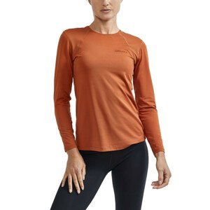 Dámske funkčné tričko CRAFT ADV Essence LS oranžovo-hnedá - S