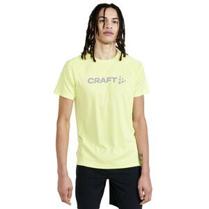 Pánske tričko CRAFT CORE Unify Logo žltá - S