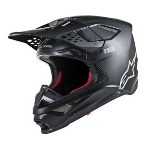 Moto prilba Alpinestars Supertech S-M8 Solid MIPS čierna matná 2022 XL (61-62)