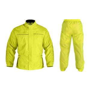 Dvojdielna moto pláštenka Oxford Rain Seal žltá fluo - S