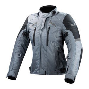 Dámska moto bunda LS2 Serra EVO Lady Grey šedá - L