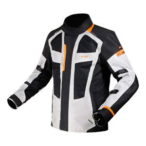 Pánska moto bunda LS2 Scout Black Grey Orange čierna/šedá/oranžová - M