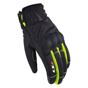 Dámske moto rukavice LS2 Jet 2 Black H-V Yellow čierna-fluo žltá - S