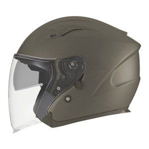 Moto prilba NOX N128 khaki matná 2022 XS (53-54)