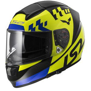 Moto prilba LS2 FF397 Vector Podium Fluo Yellow Black - L (59-60)