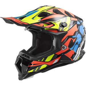 Motokrosová helma LS2 MX700 Subverter Rascal Gloss Black Fluo Orange - L (59-60)