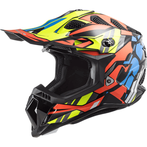 Motokrosová helma LS2 MX700 Subverter Rascal Gloss Black Fluo Orange - S (55-56)