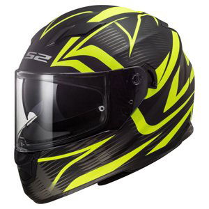 Moto prilba LS2 FF320 Stream Evo Jink Matt Black Yellow - M (57-58)