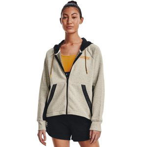 Dámska mikina Under Armour Rival + FZ Hoodie BROWN - L