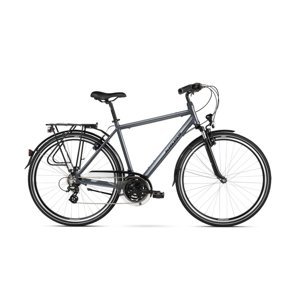 Pánsky trekingový bicykel Kross Trans 2.0 28" - model 2022 grafitová/čierna - M (19'')