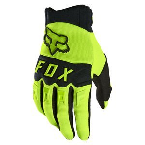 Motokrosové rukavice FOX Dirtpaw Ce Fluo Yellow MX22 fluo žltá - XXL