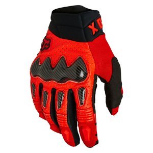 Motokrosové rukavice FOX Bomber Ce Fluo Red MX22 fluo červená - M