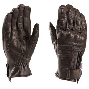 Moto rukavice Blauer Combo Dark Brown tmavo hnedá - S