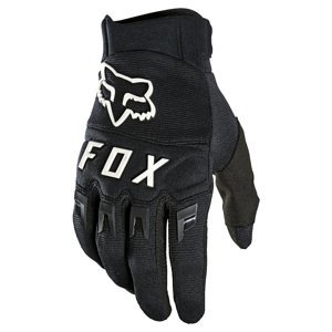 Motokrosové rukavice FOX Dirtpaw Black/White MX22 čierna/biela - 3XL