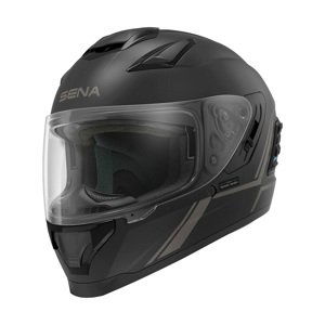 Moto prilba SENA Stryker s integrovaným Mesh headsetom Matt Black matne čierna - S (55-56)