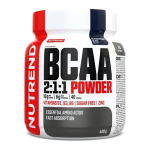 Práškový koncentrát Nutrend BCAA 2:1:1 Powder 400 g čierna ríbezľa