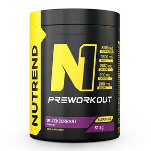 Pre-workout zmes Nutrend N1 510 g čierna ríbezľa