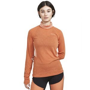 Dámske tričko CRAFT ADV SubZ Wool LS 2 W oranžová - L