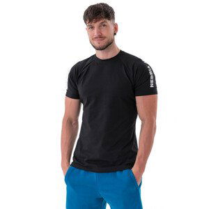 Pánske športové tričko Nebbia „Essentials“ 326 Black - M