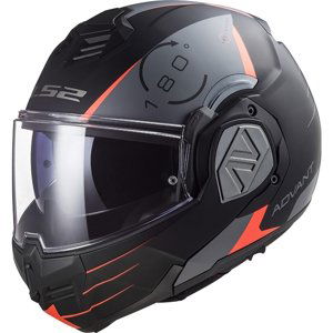 Výklopná moto prilba LS2 FF906 Advant Codex Matt Black Titanium P/J 3XL (65-66)