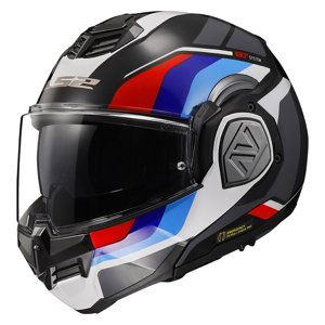 Výklopná moto prilba LS2 FF906 Advant Sport Gloss Black Blue Red P/J M (57-58)