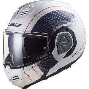 Výklopná moto prilba LS2 FF906 Advant Cooper White Blue P/J XL (61-62)