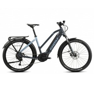 Trekingový elektrobicykel Ghost E-Teru Essential 27,5" EQ MID B500 - model 2023 Grey/Blue - S (17'')