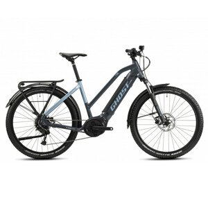 Trekingový elektrobicykel Ghost E-Teru Essential 27,5" EQ MID B500 - model 2023 Grey/Blue - L (20,5")