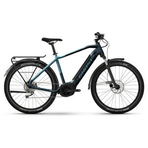 Trekingový elektrobicykel Ghost E-Teru Essential 27,5" EQ B500 - model 2023 Grey/Blue - S (19")