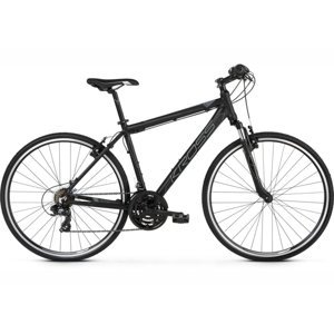 Pánsky crossový bicykel Kross Evado 1.0 28" - model 2023 čierna/grafitová - L (21'')