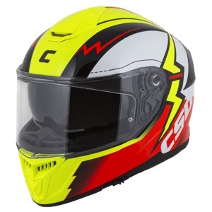 Moto prilba Cassida Integral GT 2.1 Flash žltá fluo/červená fluo/čierna/biela S (55-56)