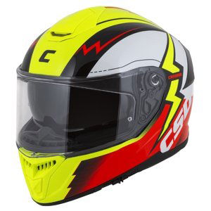 Moto prilba Cassida Integral GT 2.1 Flash žltá fluo/červená fluo/čierna/biela 3XL (65-66)