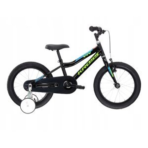 Detský bicykel Kross Racer 3.0 16" Gen 004 čierna/zelená/modrá