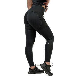 Dámske športové legíny so sieťkou Nebbia INTENSE Mesh 838 Black - L