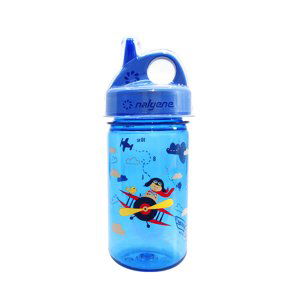 Detská fľaša NALGENE Grip'n Gulp 350 ml 2023 Blue Biplane