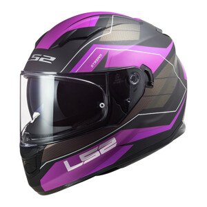 Moto prilba LS2 FF320 Stream Evo Mercury Matt Titanium Purple Mercury Matt Titanium Purple - M (57-58)