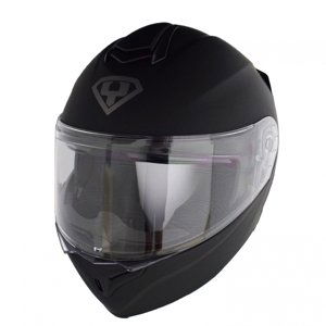 Moto prilba Yohe 938 Double Visor matne čierna - S (55-56)