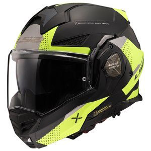 Výklopná moto prilba LS2 FF901 Advant X Oblivion Matt Black H-V P/J XS (53-54)